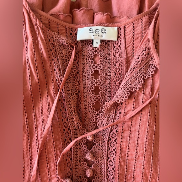 SEA NY RUFFLE DRESS SIZE 4 - Picture 6 of 8